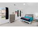 Bright bedroom with a sloped ceiling and cozy furnishings at 11308 Morgan Valley Ln, Charlotte, NC 28270