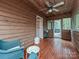 Inviting porch with comfortable seating and access to the outdoors, perfect for relaxing at 119 Dills Dr, Dallas, NC 28034