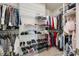 Walk-in closet with ample shelving and storage space for clothes and shoes at 1515 Paul Boyd Rd, Clover, SC 29710