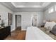 Angle view of main bedroom showing entrances to bathroom and closet at 1925 Hendricks St, Rock Hill, SC 29732