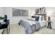 Comfortable bedroom featuring a plush bed, neutral decor, and ample natural light at 201 Riverview Ter, Lake Wylie, SC 29710