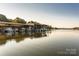 Boat slips on the water at 201 Riverview Ter, Lake Wylie, SC 29710
