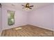 This bedroom offers great sunlight, hard surface flooring, and neutral paint at 2014 Cardinal Loop, Stanley, NC 28164