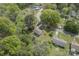 Aerial view of the property, its landscaping, and surrounding neighborhood at 2403 Earley Cir, Kannapolis, NC 28083