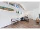 Inviting living room featuring an A-frame ceiling, lots of natural light and a comfortable seating area at 2403 Earley Cir, Kannapolis, NC 28083