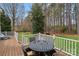 Inviting back deck featuring a dining table with an outdoor living space, perfect for entertaining at 2587 Penngate Dr, Sherrills Ford, NC 28673