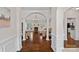 Elegant living room featuring hardwood floors, a cozy fireplace, and ample natural light at 2587 Penngate Dr, Sherrills Ford, NC 28673