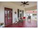 Cozy front porch with comfortable seating and a decorative star, perfect for relaxing at 405 E 3Rd St, Kannapolis, NC 28083