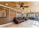 Spacious recreation room featuring tile flooring, ample seating, and natural light at 420 Woodlark Ct, Indian Trail, NC 28079