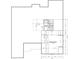 Upstairs floor plan featuring bonus room, bath and stairs at 5947 Tipperary Dr, Denver, NC 28037