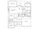 Detailed floor plan showcasing open-concept kitchen, Gathering room, Primary suite, and two car garage at 5947 Tipperary Dr, Denver, NC 28037