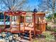 Inviting deck features an outdoor dining area, with steps leading to a backyard space at 601 Wilmar Nw St, Concord, NC 28025