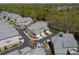 This aerial view captures the community, with beautiful landscaping and mature trees at 8015 Greenview Terrace Ct, Charlotte, NC 28277