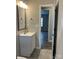 Bathroom with a modern vanity and mirror, providing a clean and functional space at 8502 Simpson Rd, Waxhaw, NC 28173