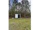 Exterior view of the storage shed, offering additional space for outdoor equipment at 8502 Simpson Rd, Waxhaw, NC 28173