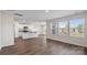 Bright living room featuring wood flooring, natural light, and open space, perfect for entertaining and relaxation at 882 Two Brothers Ln, York, SC 29745