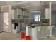 Spacious kitchen with freshly installed drywall and white cabinets, offering ample room for customization at 1259 Willow Grove Ln # 100, York, SC 29745