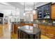 Gourmet kitchen featuring custom cabinetry, granite countertops, and stainless steel appliances at 2017 Colorado Ct, Lancaster, SC 29720