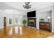Spacious living room with fireplace and ample natural light at 2017 Colorado Ct, Lancaster, SC 29720