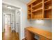 Bright office space with built-in desk and shelves at 2017 Colorado Ct, Lancaster, SC 29720