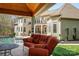 Relaxing outdoor space with a comfortable lounge area, covered patio, and a view of the pool at 2017 Colorado Ct, Lancaster, SC 29720