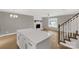Island view of open kitchen and living space with fireplace at 2220 Ross Cauthen Rd, Lancaster, SC 29720