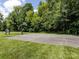Outdoor basketball court with hoop and greenery surrounding the court at 4148 Cedar Point Ave, Matthews, NC 28104