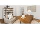 Cozy home office space with hardwood floors and modern decor at 7605 Berryfield Ct, Waxhaw, NC 28173