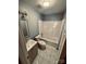 Bathroom with a shower and tub combination, a sink, and a toilet at 417 Stonewall S Ave, Rock Hill, SC 29730