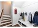 Hallway entrance includes a functional mudroom area with storage options at 4519 S Potter Rd, Monroe, NC 28112