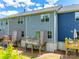 Townhome exterior with decks, in a well-maintained community at 558 Dulaney Dr, Fort Mill, SC 29708