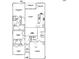 Detailed floor plan showcasing the layout of a two-story home, including bedrooms, bathrooms, and living areas at 1018 Mapletree Ln, Indian Trail, NC 28079