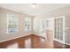 Bright office space with hardwood floors and two large windows, with French door entry at 1034 Currituck Way, York, SC 29745
