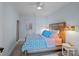 Cozy bedroom featuring a decorative bed, ample natural light, and relaxing decor at 111 Moors End Loop, Mooresville, NC 28117