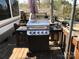 Stainless steel BBQ grill on the outdoor deck at 113 Larboard Trl # B36/37, Mount Gilead, NC 27306