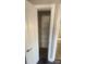 Walk-in closet featuring wire shelving and an open door at 1134 Riverside Dr, Charlotte, NC 28214