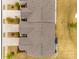 Aerial view of townhomes showcasing the roof lines, driveways, and landscaping at 1211 Croft Dr, Fort Mill, SC 29708