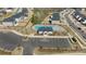A community pool with parking spaces and landscaping at 126 Johns Cardinal Dr, Mooresville, NC 28115