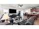 Open-concept living area seamlessly connects the living room, kitchen, and dining space at 1774 Slippery Rock Ln, Monroe, NC 28112