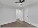Cozy bedroom with neutral walls and two closets at 1814 Eastway Dr, Charlotte, NC 28205