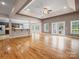 Spacious living room with hardwood floors, open layout, and natural light, perfect for gatherings and everyday living at 217 Blossom Hill Rd, Lincolnton, NC 28092