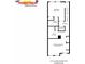 Detailed floor plan of the third floor, illustrating the layout of the bedrooms, bathrooms, laundry, and hall at 327 Uptown West Dr, Charlotte, NC 28208