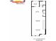 Detailed floor plan of the second floor, illustrating the layout of the kitchen, dining, living room, and balcony at 327 Uptown West Dr, Charlotte, NC 28208