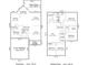 Detailed floor plan showcasing the layout of the home's two floors and attached garage at 4919 Manchineel Ln, Monroe, NC 28110