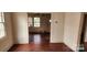 Spacious living room with hardwood floors, lots of natural light, and an open floor plan at 502 And 504 Church St, Belmont, NC 28012