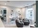 Versatile flex room with modern decor, two desks, neutral color scheme, and ample natural light at 6020 Chumbley Point Rd # 73, Charlotte, NC 28215