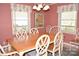 Charming dining room featuring a classic table, six chairs, and bright natural light at 7780 Stokes Ferry Rd, Salisbury, NC 28146