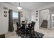 Cozy breakfast nook with space for table and chairs; stairs nearby at 111 Buoy Ln # 392, Statesville, NC 28677