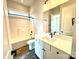 Contemporary bathroom with stylish vanity, modern fixtures, and bath at 174 Fulworth Nw Dr # 65, Concord, NC 28027