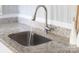 Granite countertops, stainless steel sink, and modern faucet enhance this kitchen at 1905 Wood St, Gastonia, NC 28052
